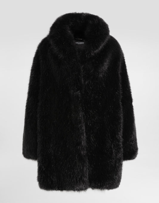 Fur-effect coat