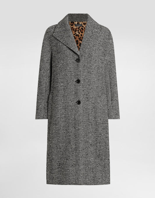 Long chevron coat