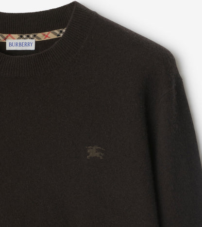 Cashmere Blend Sweater in Scorched brown