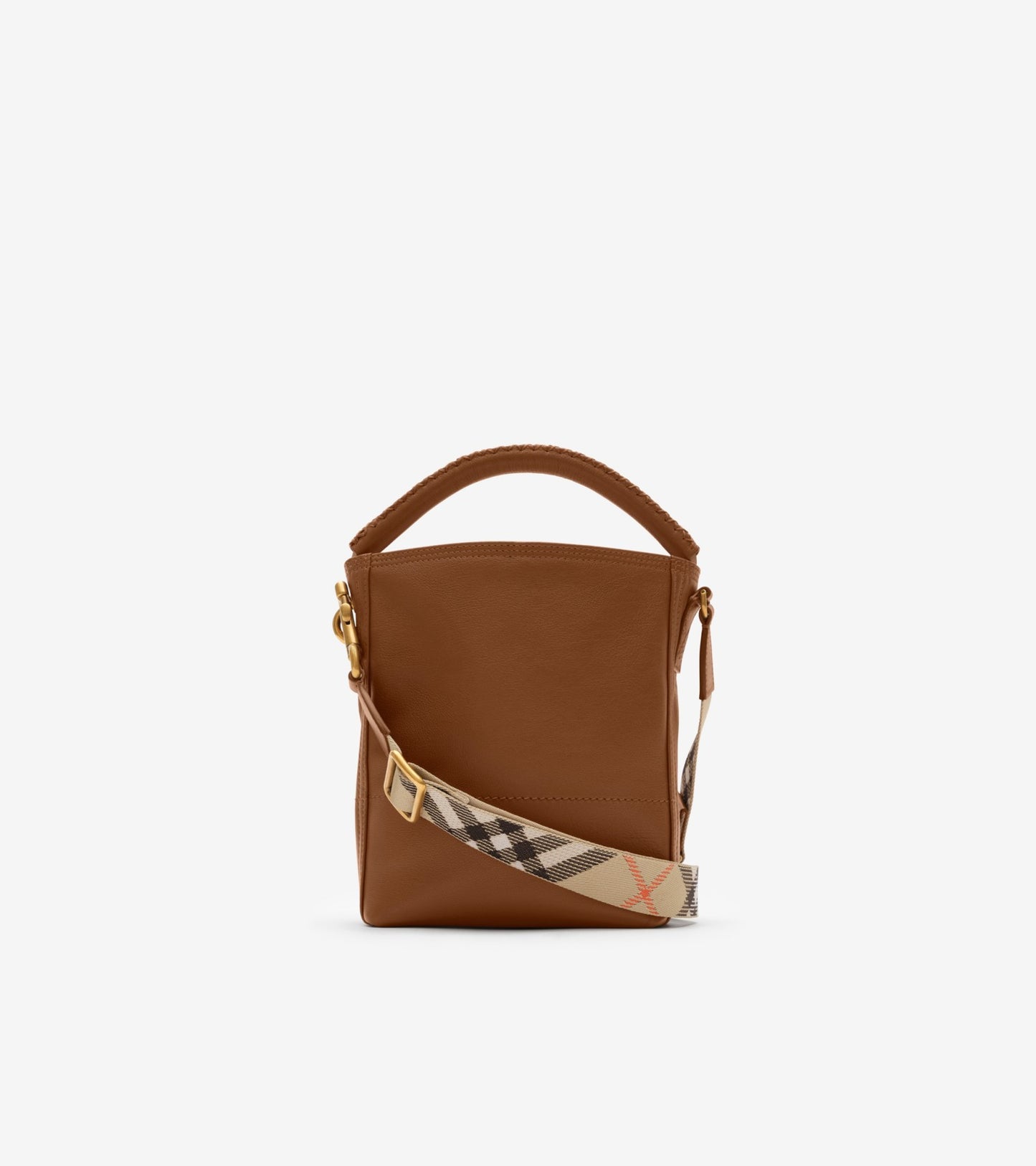 Mini B Clip Bucket Bag in Hazel brown