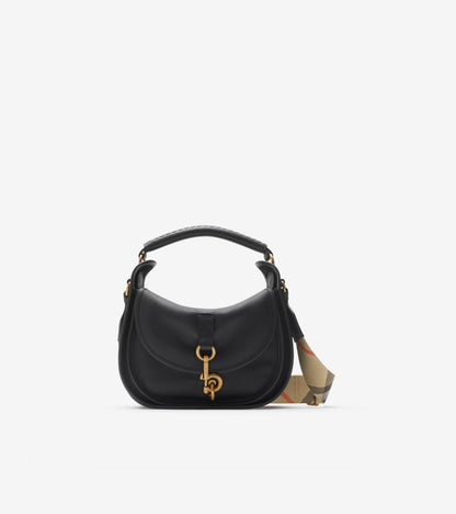 Mini B Clip Messenger Bag in Black