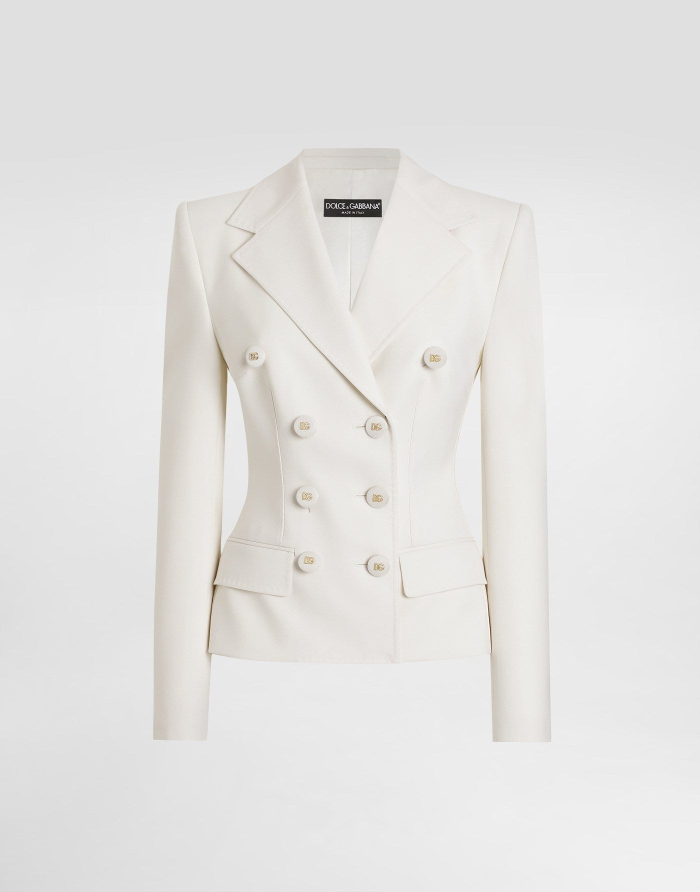 Double-breasted twill jacket