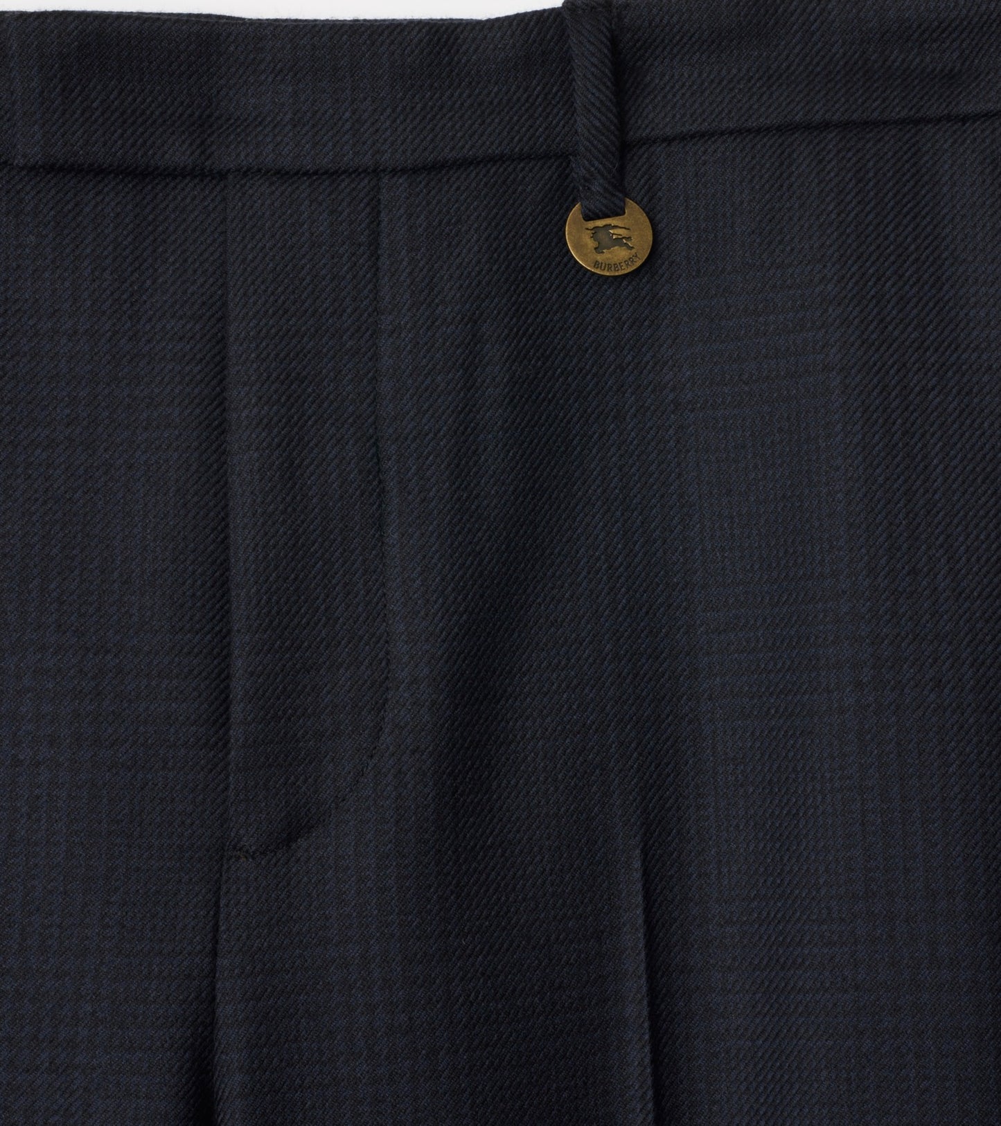 Check Wool Tailored Trousers in Tarmac grey/dark pewter grey