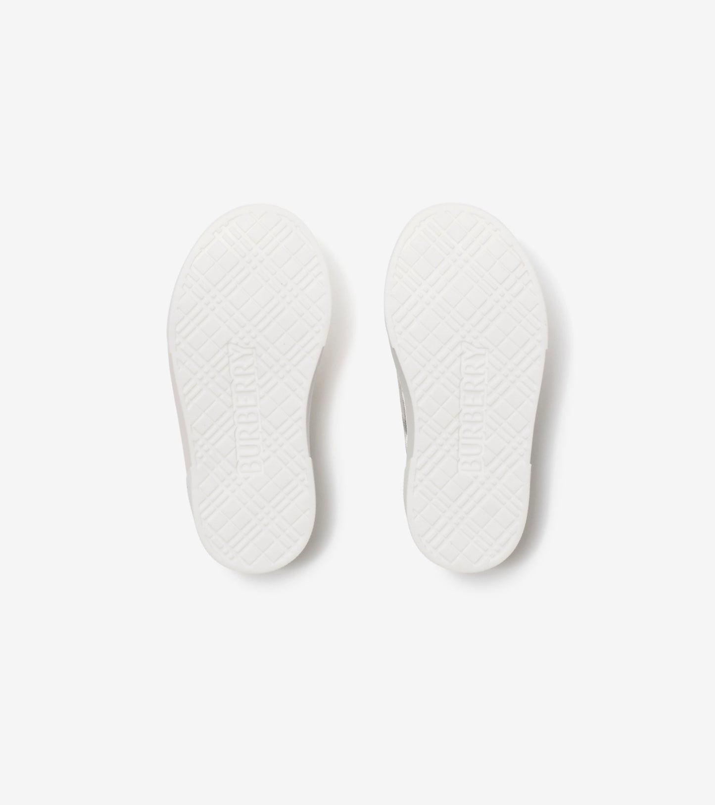 Check Cotton Sneakers in Sand beige - Children