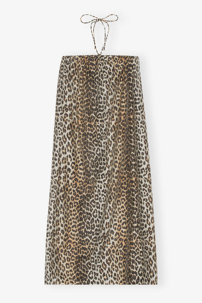 Sheer Voile Maxi Strap Dress