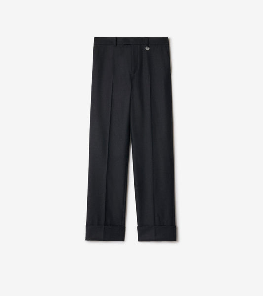 Wool Tailored Trousers in Brisk grey