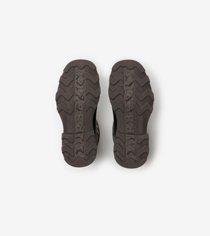 Rubber Marsh Stamp Low Boots in Brown/mahogany brown