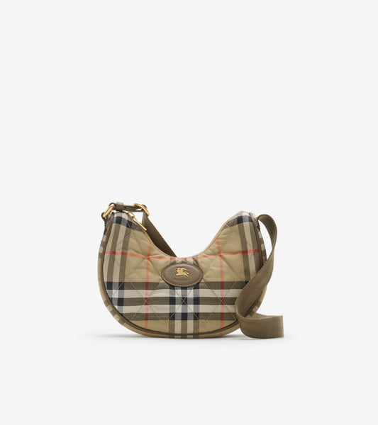 Horseshoe Crossbody Bag in Sand beige