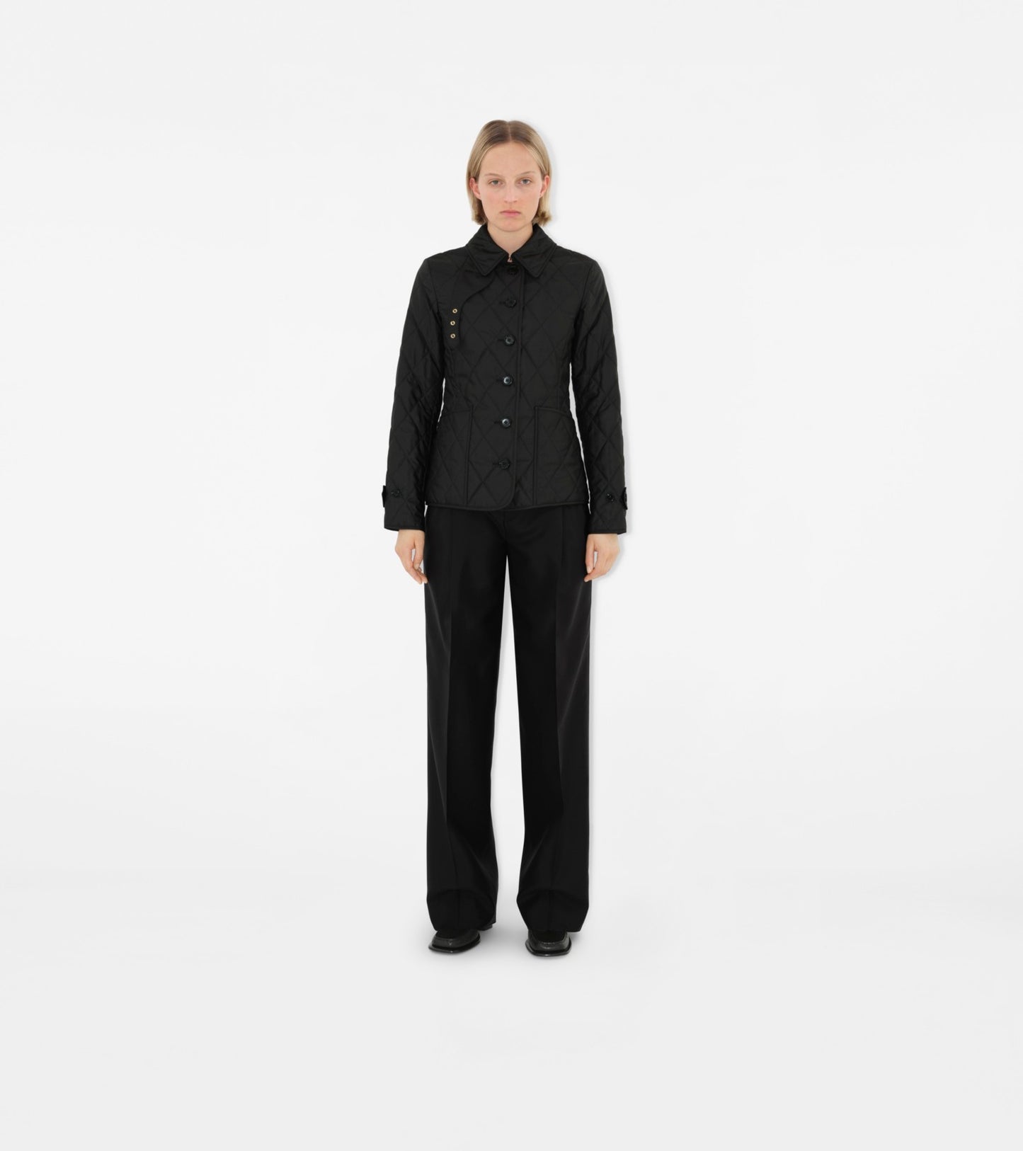 Quilted Thermoregulated Fernleigh Jacket in Black