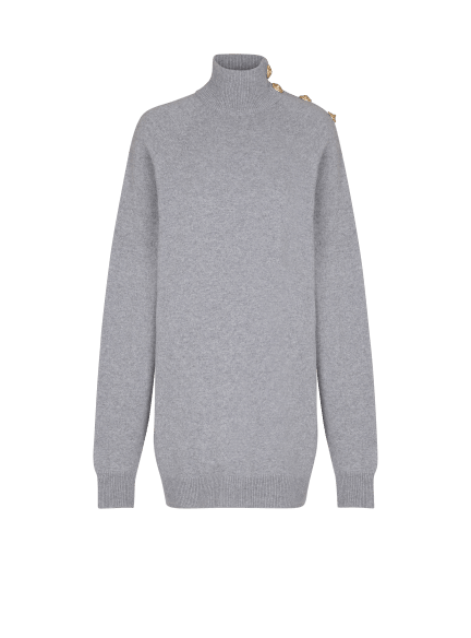 Short cashmere jumper dress