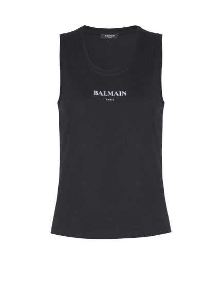 Tank top with Balmain print