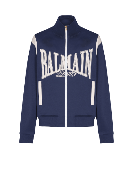Balmain College zipped tracksuit jacket