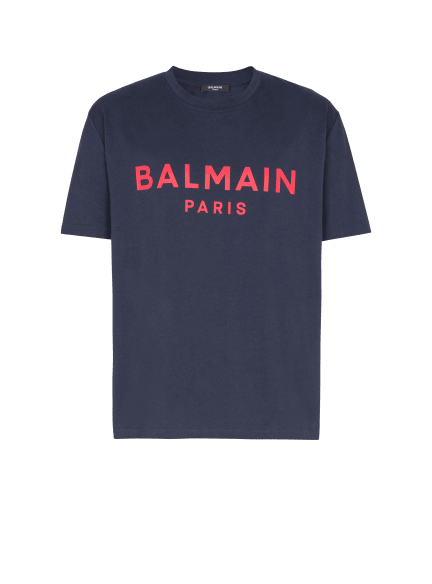 T-shirt with Balmain Paris print
