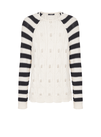 Cable knit jumper