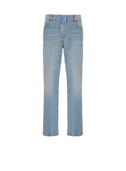 Regular-fit denim jeans