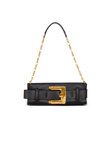 Anthem calfskin leather clutch