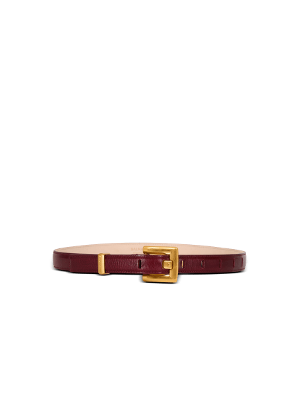 Anthem calfskin leather belt
