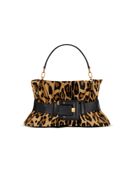 Anthem Medium ponyskin-style leopard print bag
