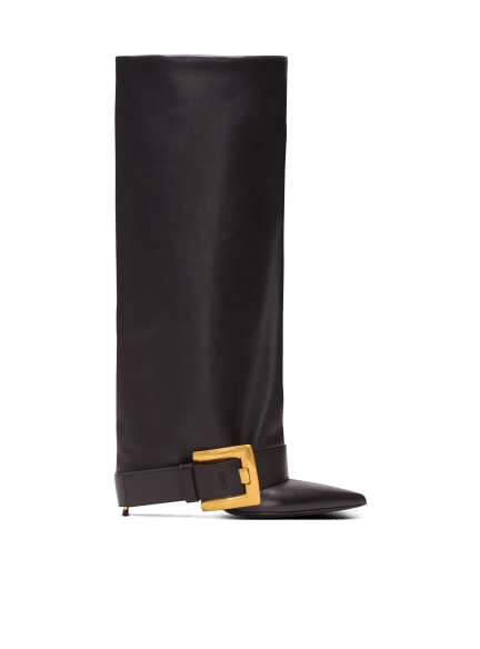 Anthem calfskin leather boots