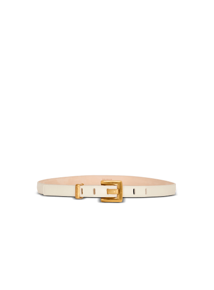 Anthem narrow leather belt