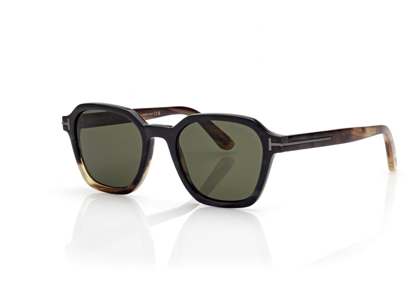 Geometric Horn Sunglasses