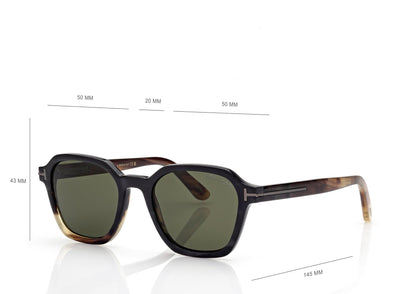 Geometric Horn Sunglasses