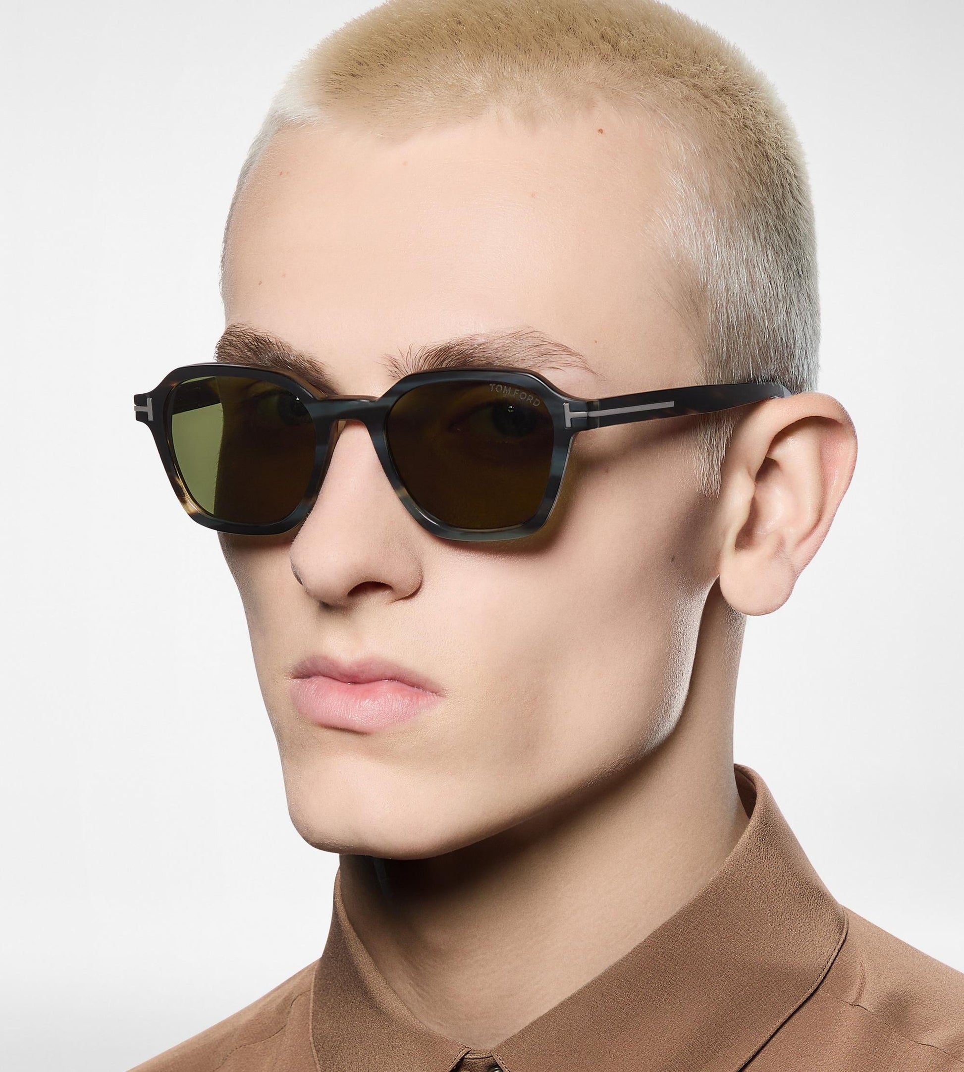 Geometric Horn Sunglasses