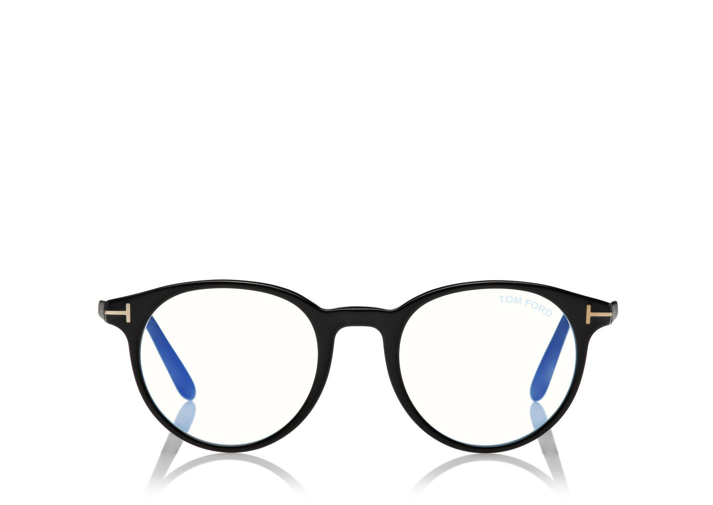 Blue Block Round Shape Opticals