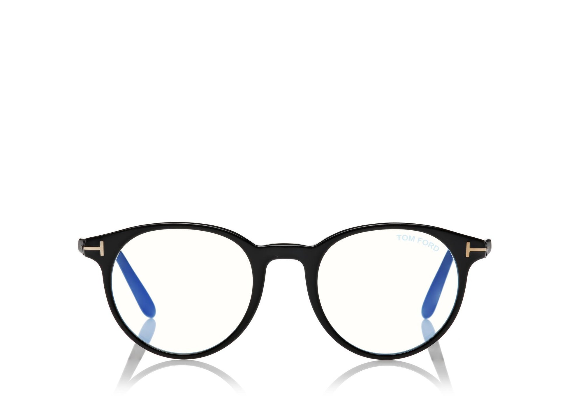 Blue Block Round Shape Opticals