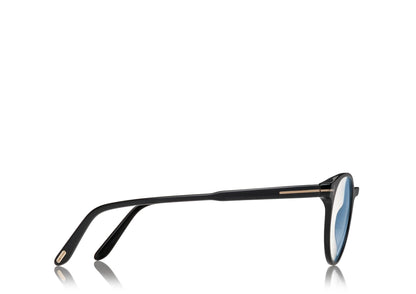 Blue Block Round Shape Opticals