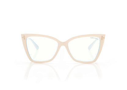 Blue Block Square Cat Eye Opticals