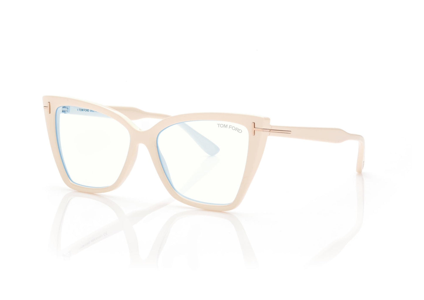 Blue Block Square Cat Eye Opticals