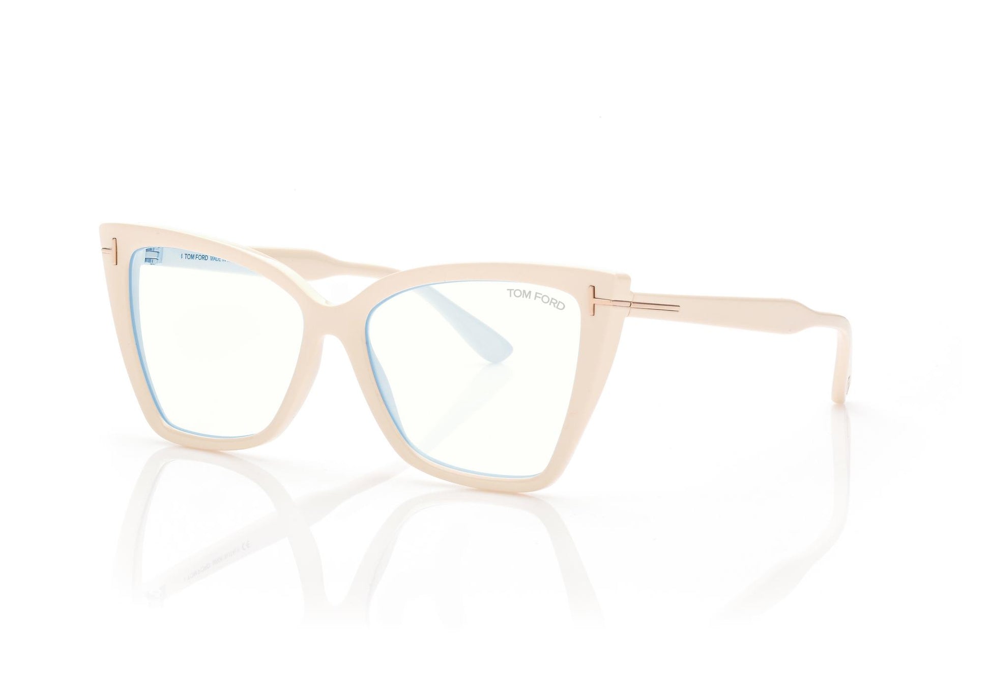 Blue Block Square Cat Eye Opticals