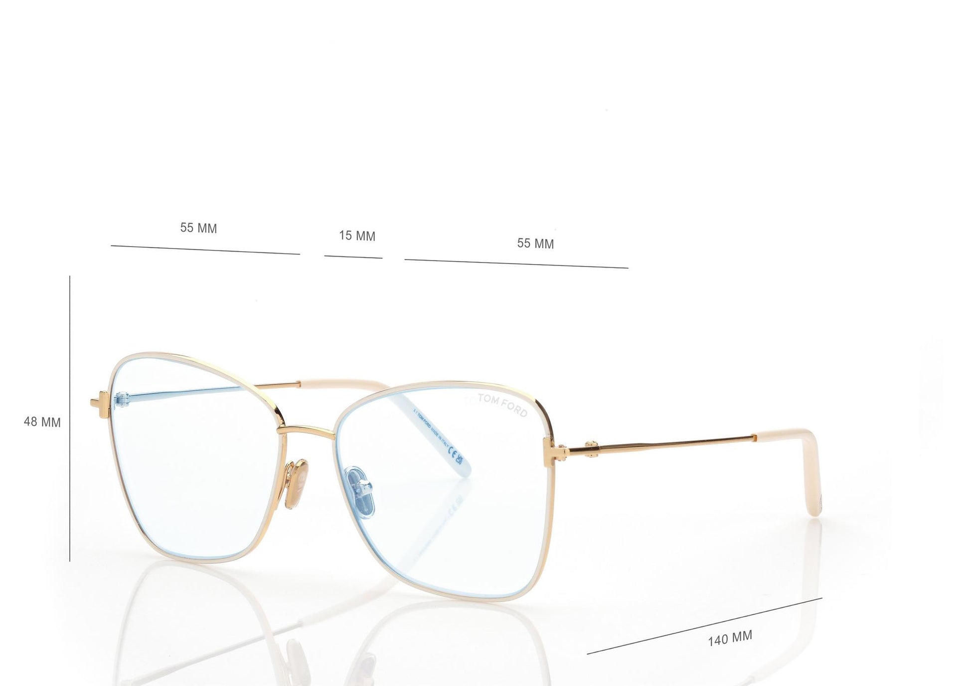 Blue Block Butterfly Opticals