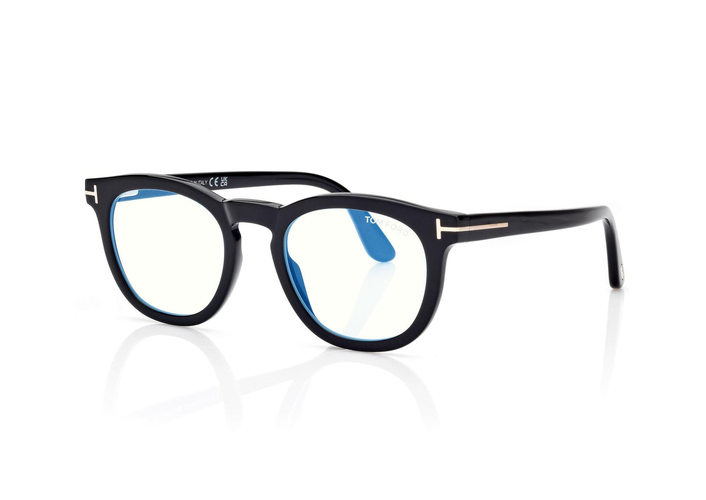 Blue Block Round Opticals