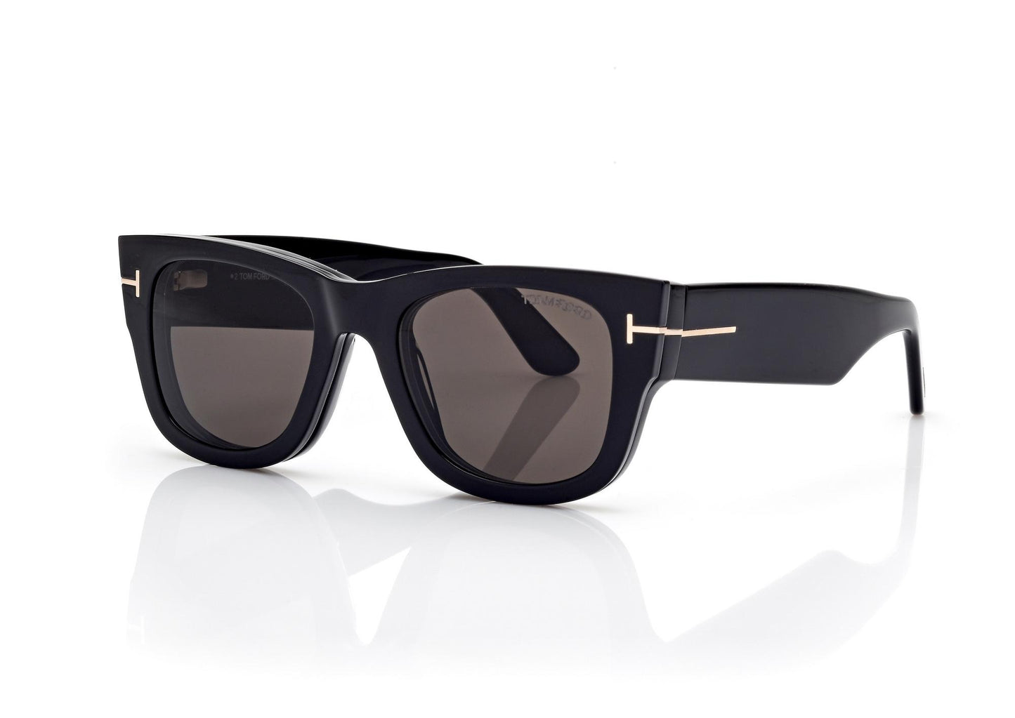Blue Block Square Opticals With Clip On Sunglasses