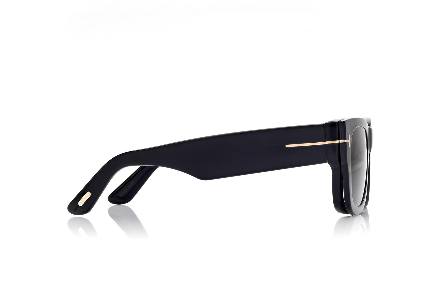 Blue Block Square Opticals With Clip On Sunglasses