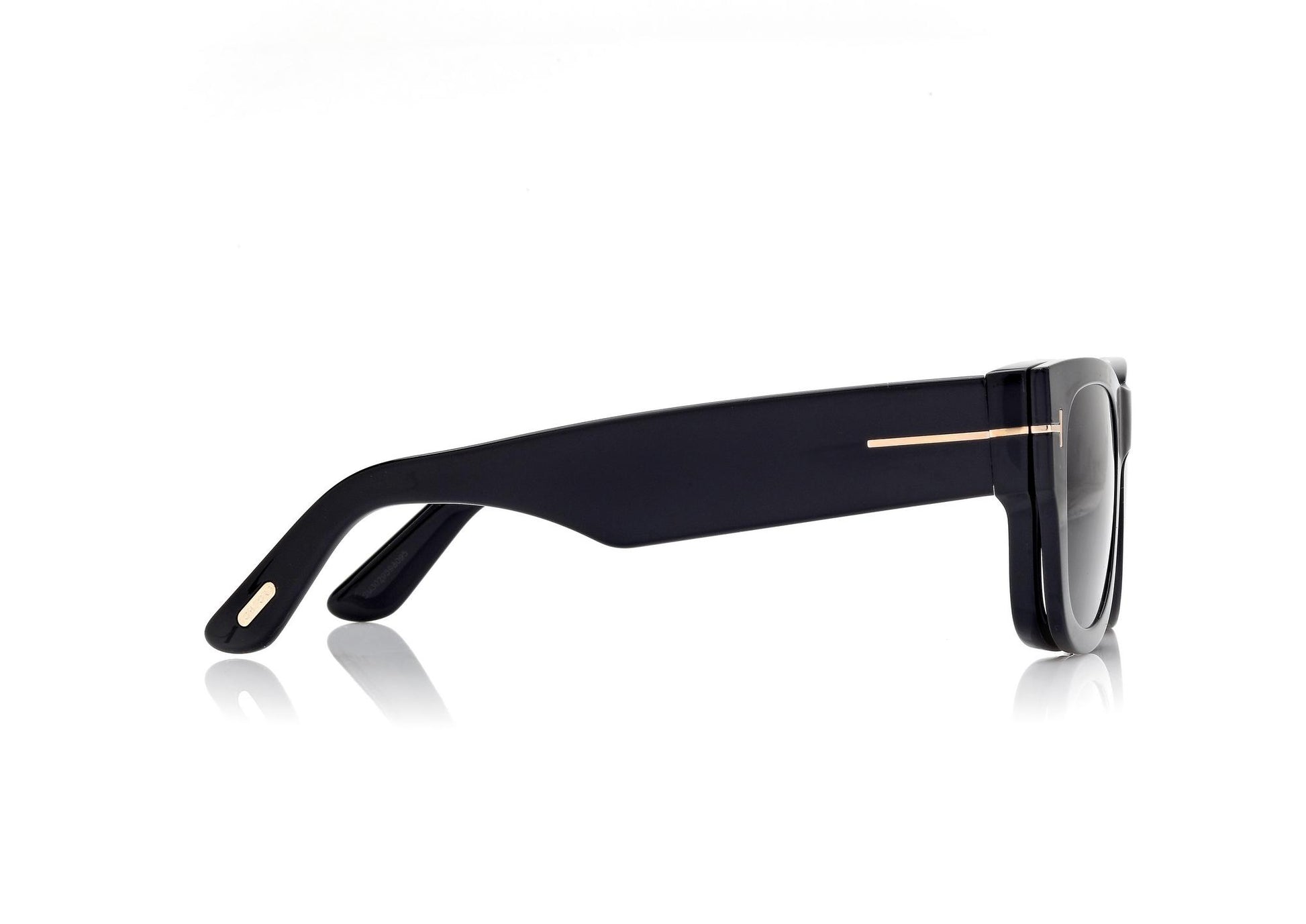 Blue Block Square Opticals With Clip On Sunglasses