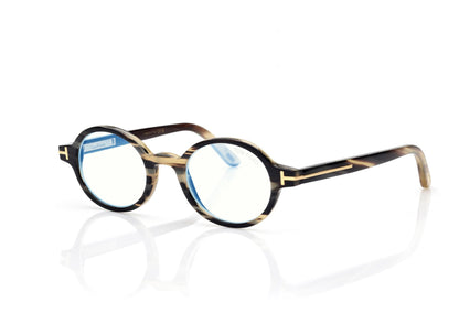 Round Horn Blue Block Opticals