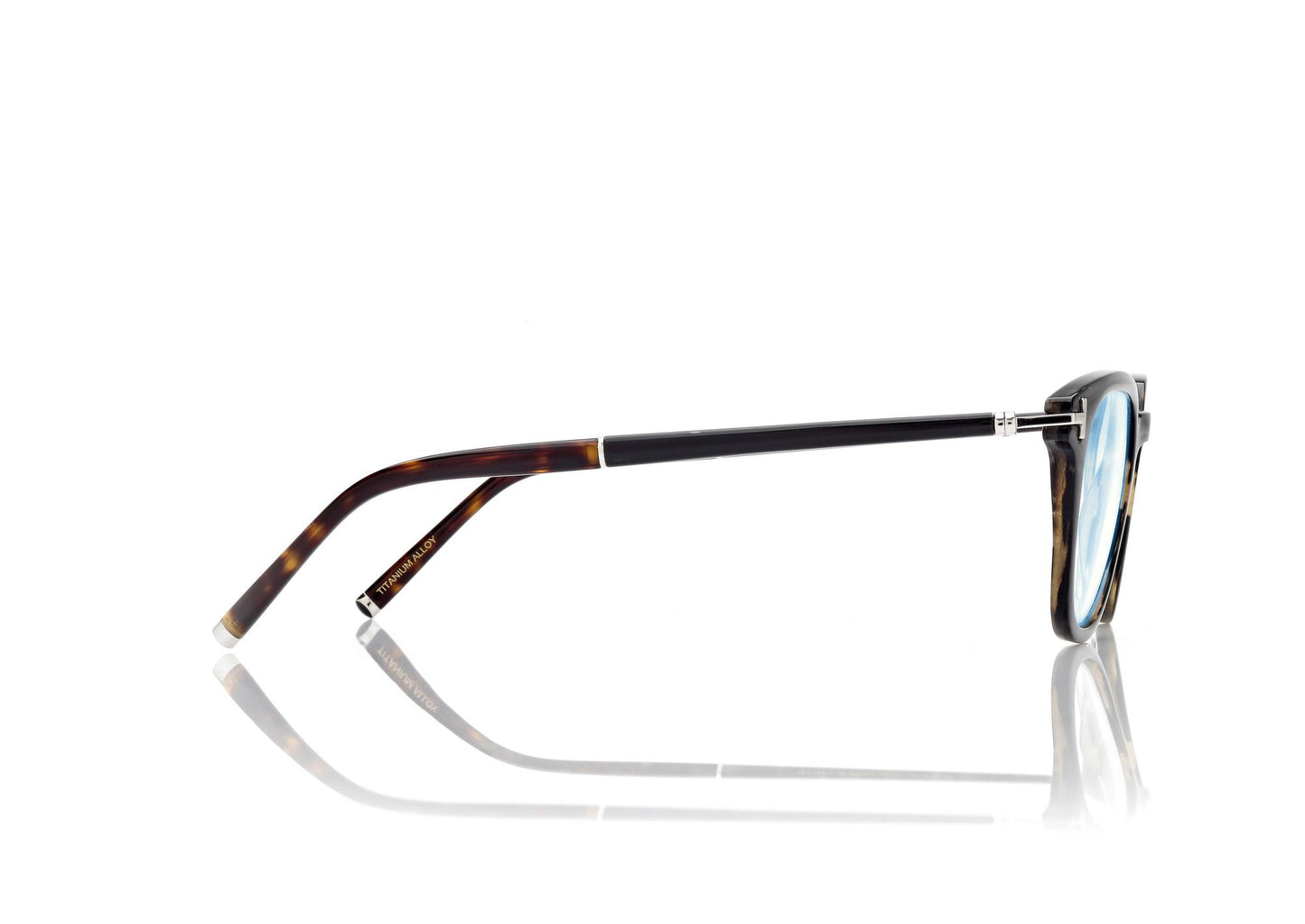 Horn Square Blue Block Opticals