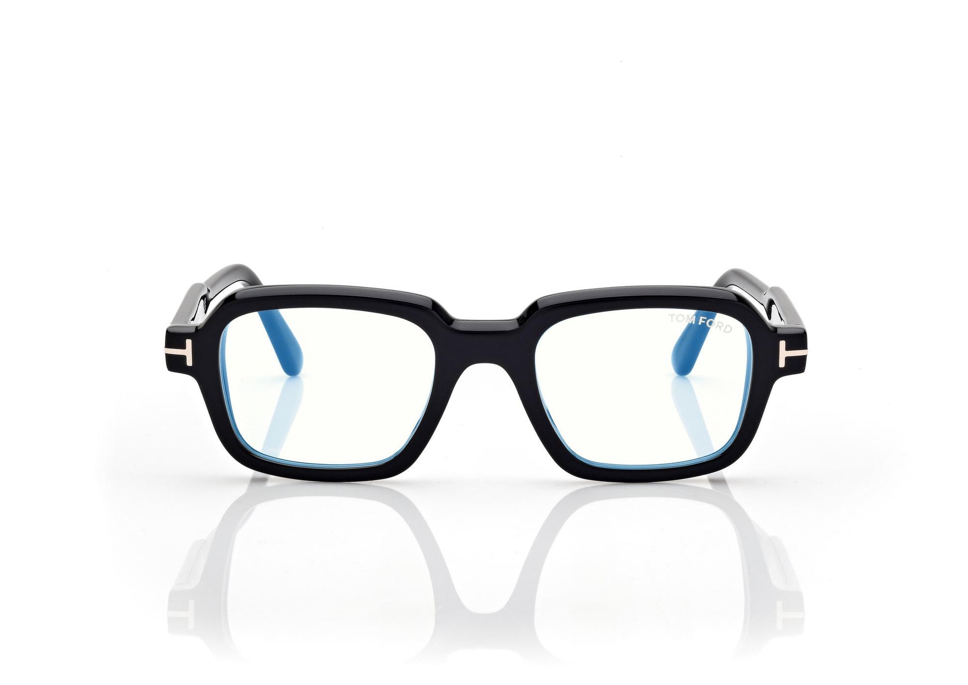 Geometric Blue Block Opticals