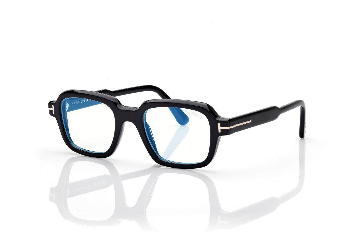 Geometric Blue Block Opticals