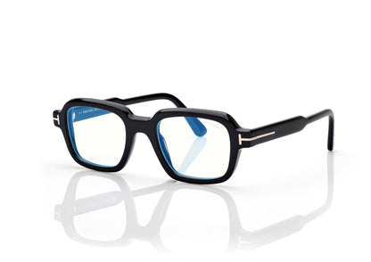 Geometric Blue Block Opticals