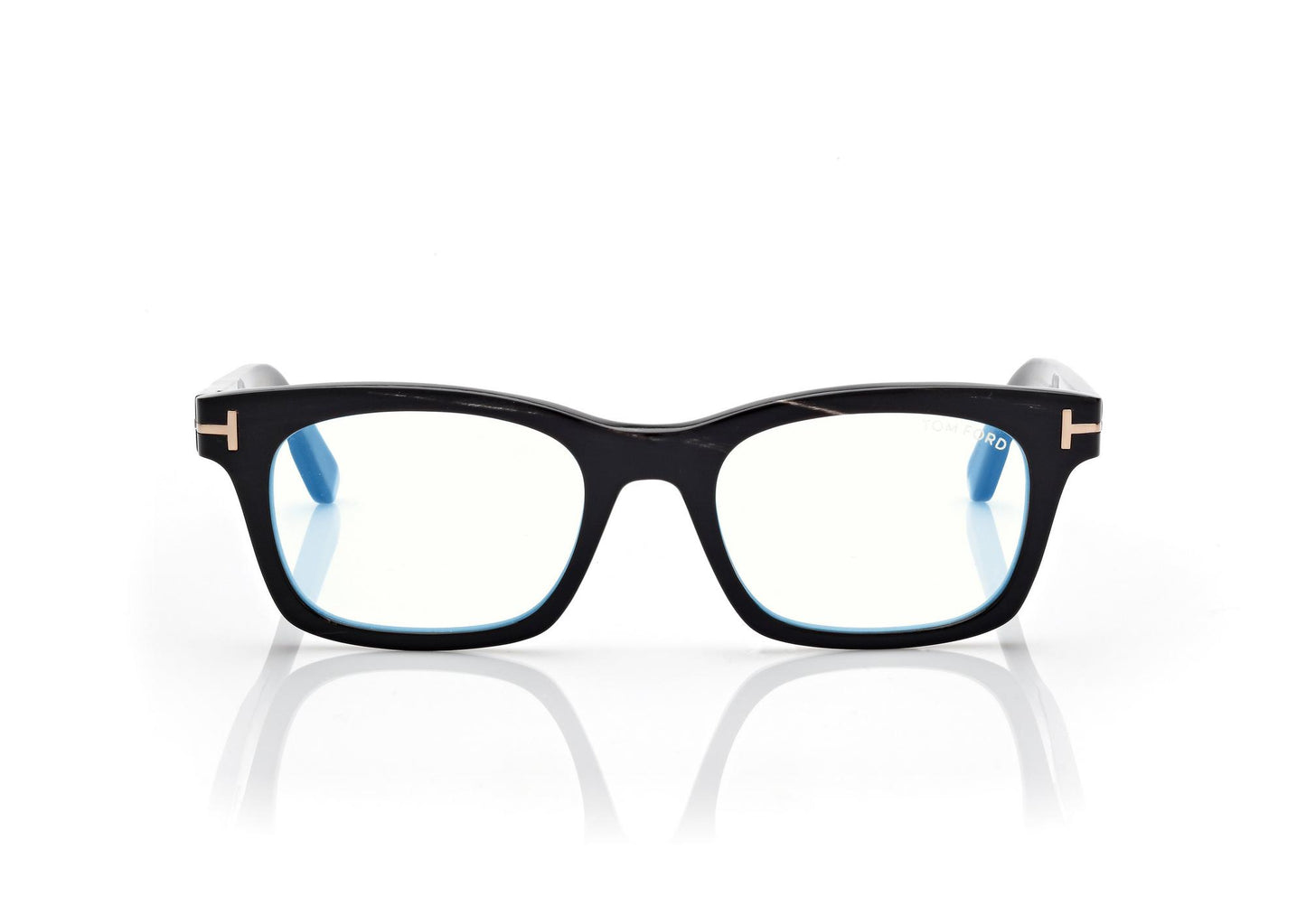 Square Horn Blue Block Opticals