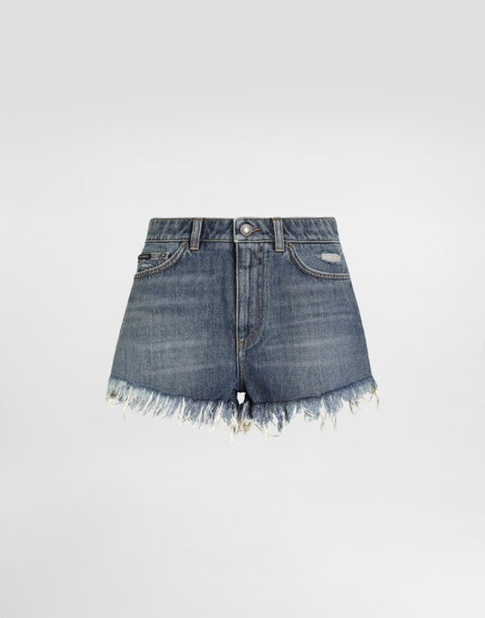 Denim shorts