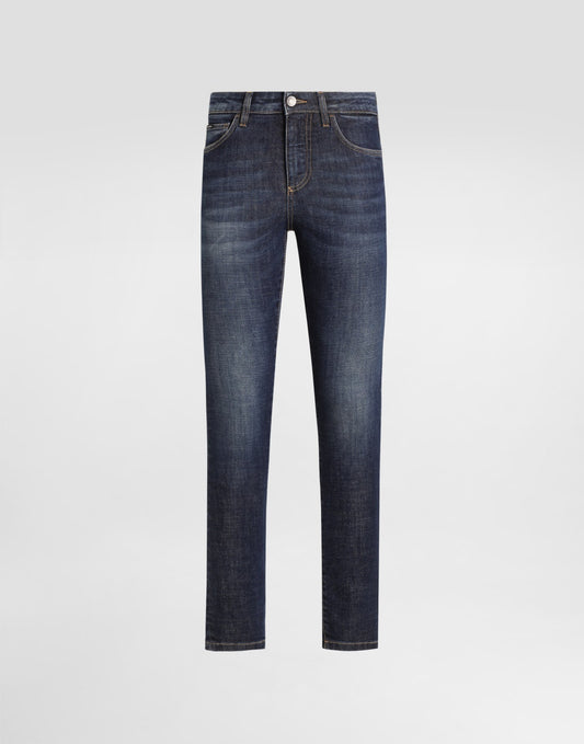 5-pocket stretch denim trousers