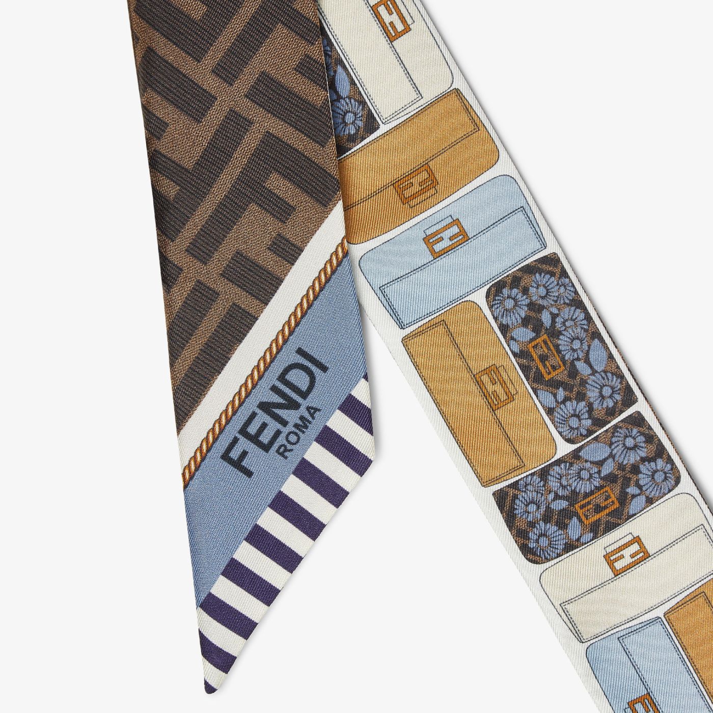 Wrappy Multicolor silk bandeau