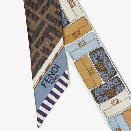 Wrappy Multicolor silk bandeau