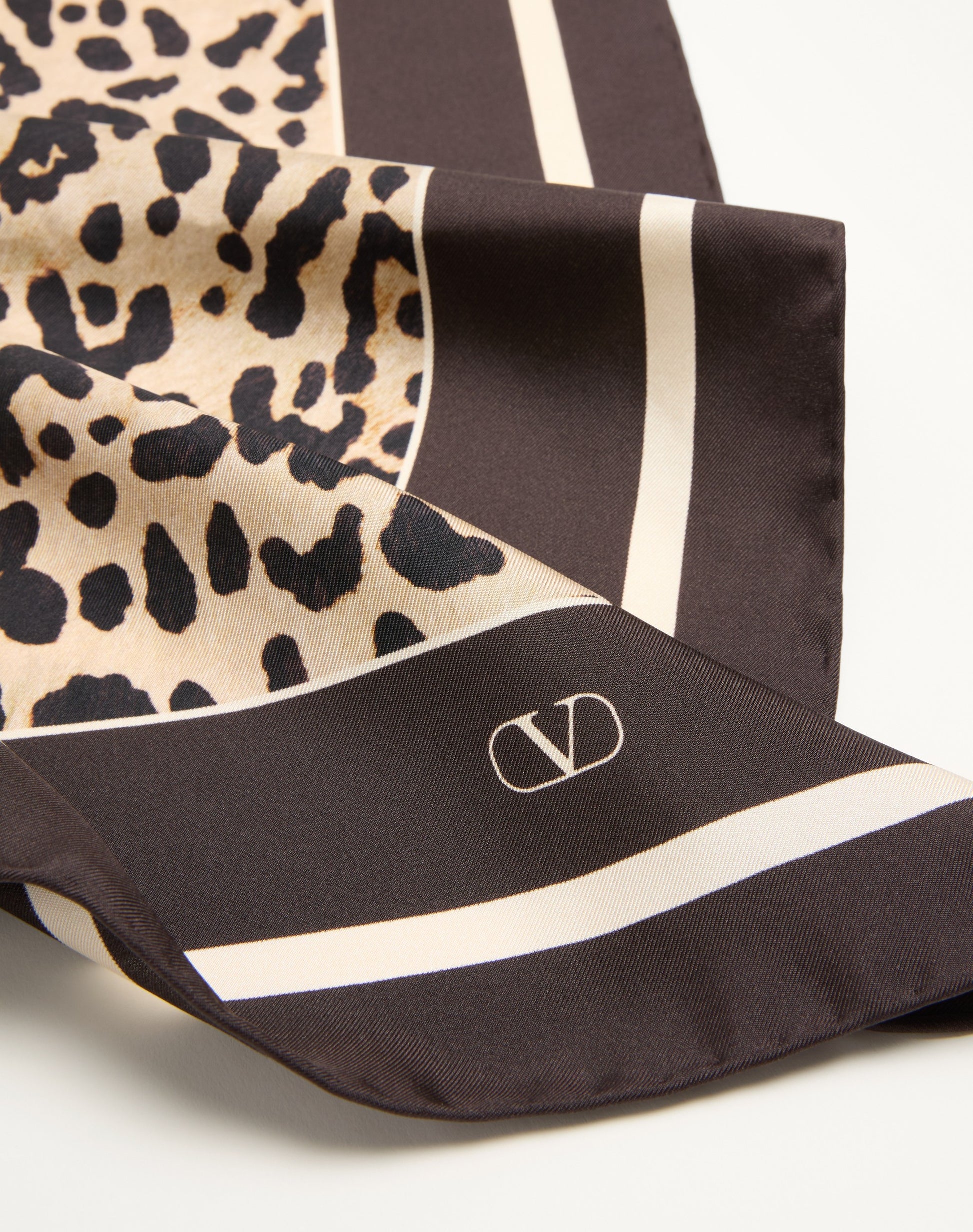 Fauve Éclat Silk Scarf