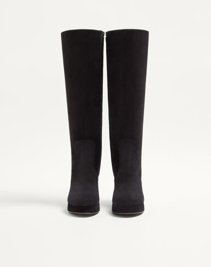 Fawcette Platform Boot In Crust Leather 90mm